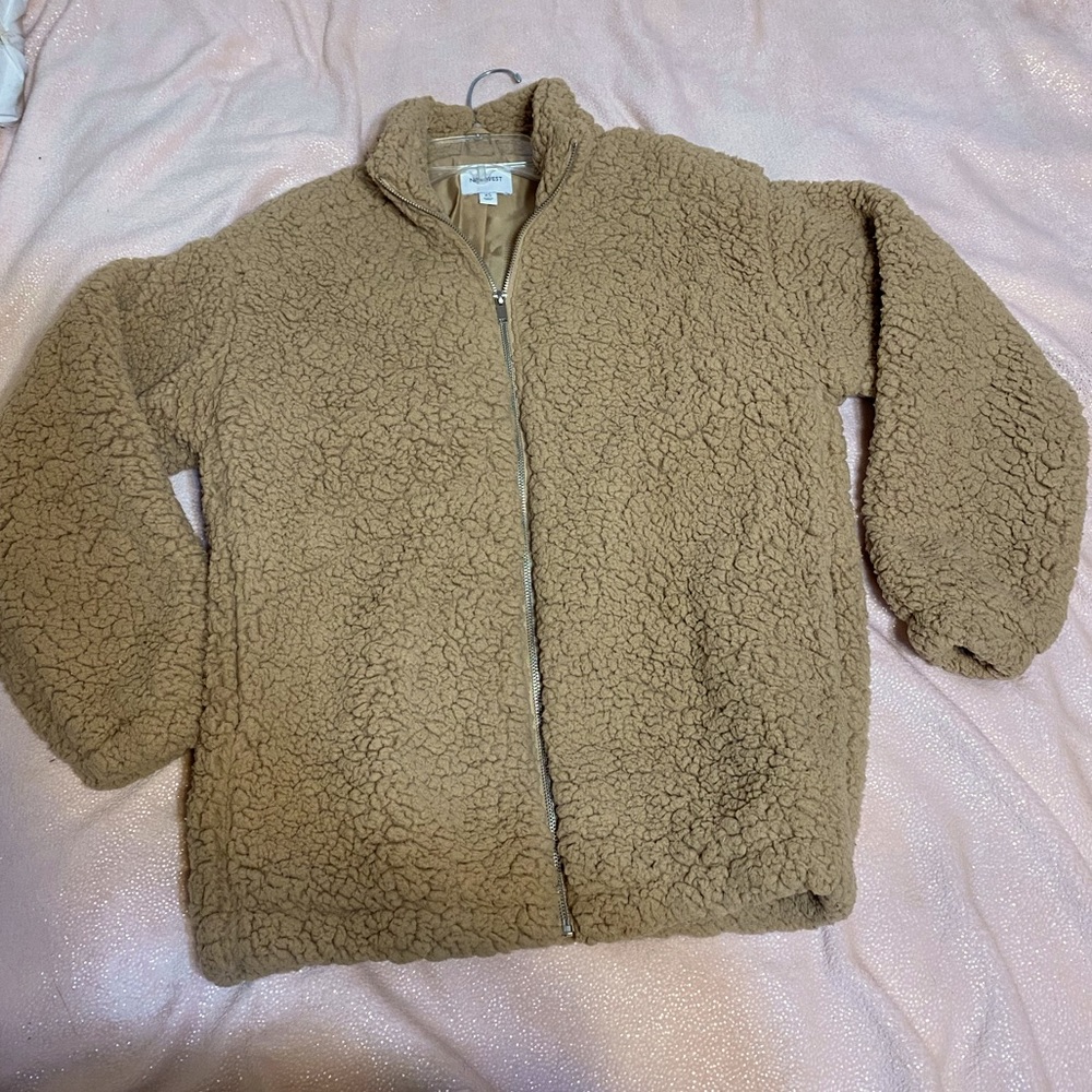 XS NINE WEST brown teddy bear coat 🧸